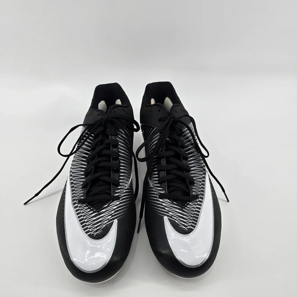 Nike Vapor Speed Football Cleats Mens Low Top Black White 847097-011 Size‎ 13.5